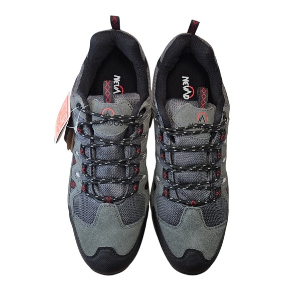 Nevados Waterproof Hiking Shoes Mens Size 12 Wide Gray Outdoor Trail Walking New - Picture 3 of 9